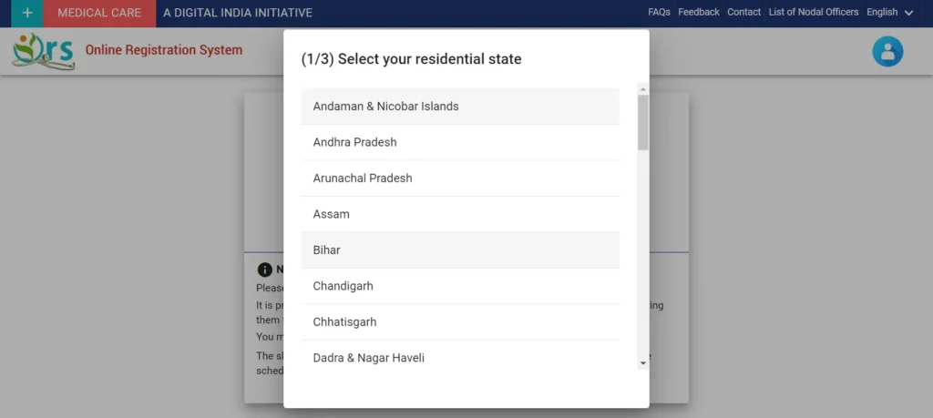 AIIMS Delhi Online Appointment 