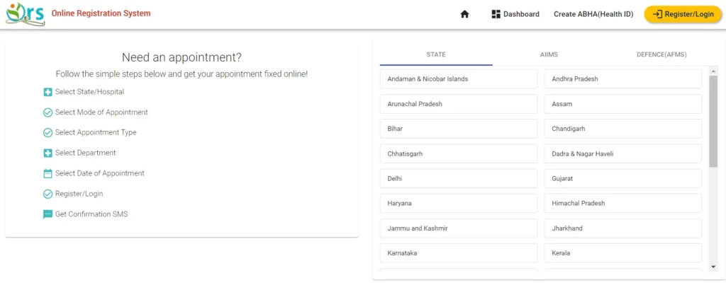 AIIMS PAtna Online Appointment