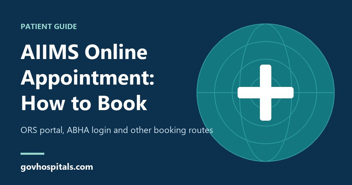 AIIMS online appointment: guide cover graphic