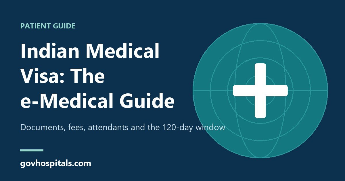 Indian medical visa: guide cover graphic