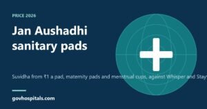 Jan Aushadhi Sanitary Pads Price 2026: Suvidha ₹1 Pad, All Sizes