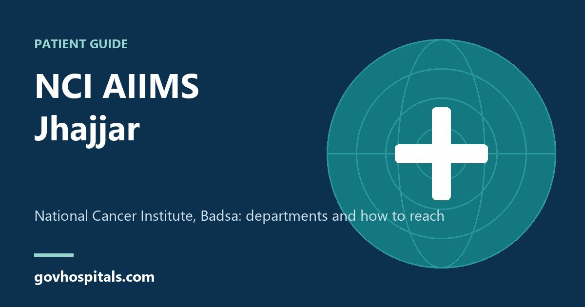 NCI AIIMS Jhajjar guide cover